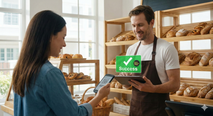 clients scanne sa carte de fidélité digitale